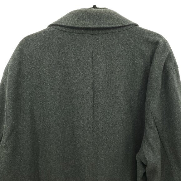 TUMI Tech Grey Wool Insulated Quilt Lined Zip-Up Jacket/Pea Coat XXL - Picture 9 of 16